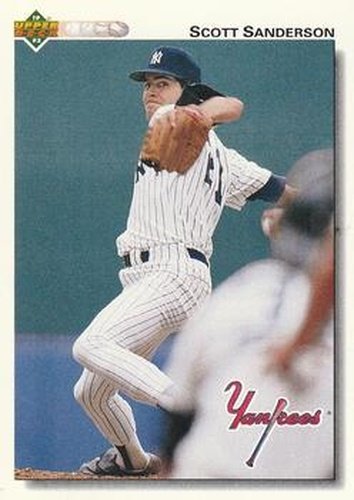 #415 Scott Sanderson - New York Yankees - 1992 Upper Deck Baseball