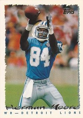 #415 Herman Moore - Detroit Lions - 1995 Topps Football