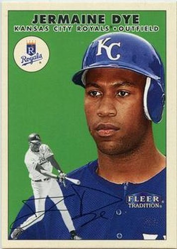 #415 Jermaine Dye - Kansas City Royals - 2000 Fleer Tradition Baseball