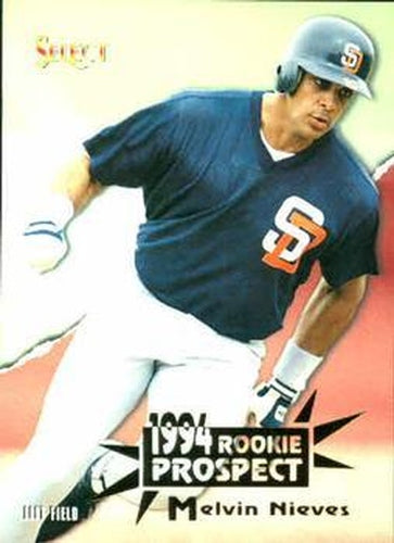 #415 Melvin Nieves - San Diego Padres - 1994 Select Baseball