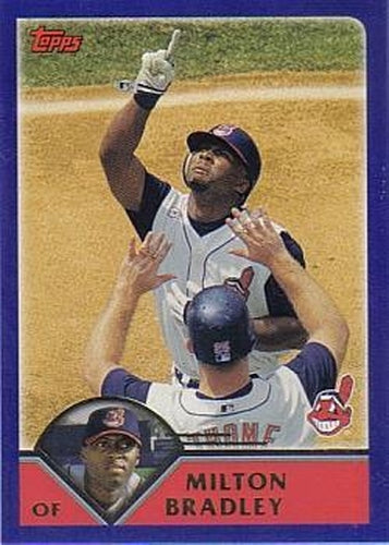 #415 Milton Bradley - Cleveland Indians - 2003 Topps Baseball