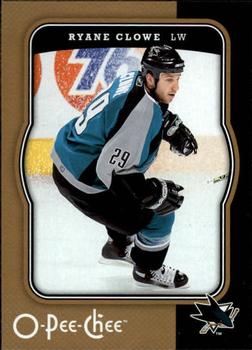 #415 Ryane Clowe - San Jose Sharks - 2007-08 O-Pee-Chee Hockey
