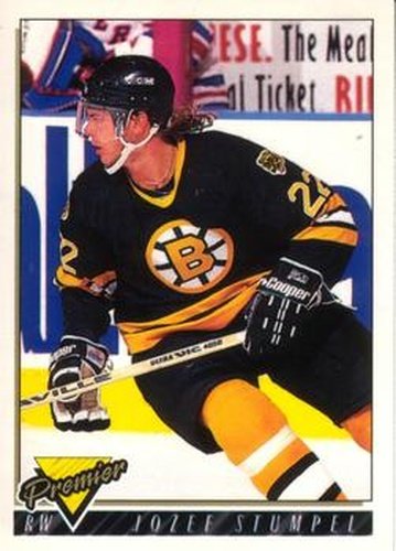 #416 Jozef Stumpel - Boston Bruins - 1993-94 O-Pee-Chee Premier Hockey