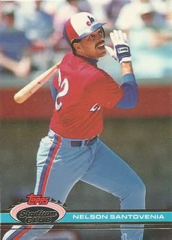 #416 Nelson Santovenia - Montreal Expos - 1991 Stadium Club Baseball