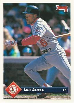 #416 Luis Alicea - St. Louis Cardinals - 1993 Donruss Baseball