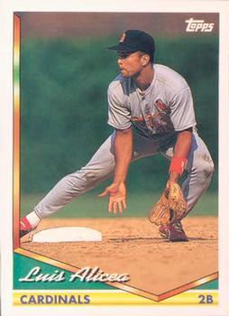 #416 Luis Alicea - St. Louis Cardinals - 1994 Topps Baseball
