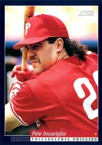 #416 Pete Incaviglia - Philadelphia Phillies -1994 Score Baseball