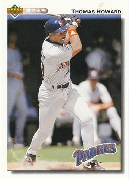 #416 Thomas Howard - San Diego Padres - 1992 Upper Deck Baseball