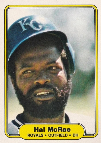 #416 Hal McRae - Kansas City Royals - 1982 Fleer Baseball