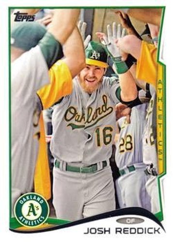 #416c Josh Reddick - Oakland Athletics - 2014 Topps Baseball