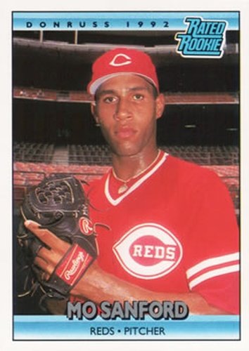#417 Mo Sanford - Cincinnati Reds - 1992 Donruss Baseball