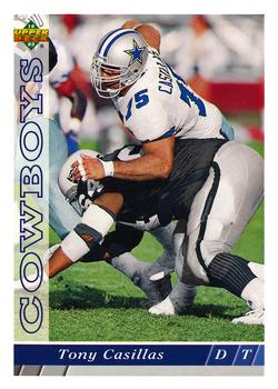 #417 Tony Casillas - Dallas Cowboys - 1993 Upper Deck Football