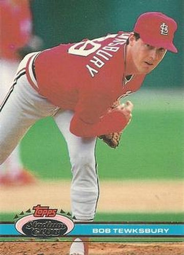 #417 Bob Tewksbury - St. Louis Cardinals - 1991 Stadium Club Baseball