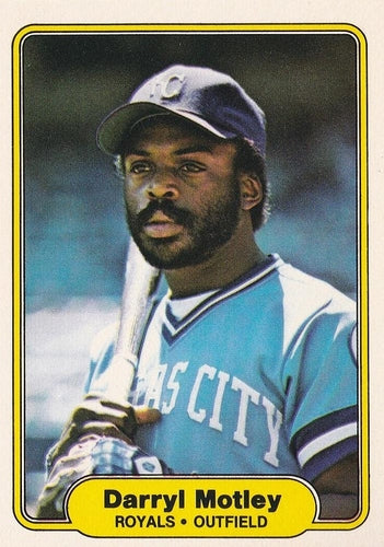 #417 Darryl Motley - Kansas City Royals - 1982 Fleer Baseball