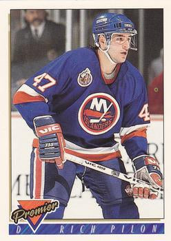 #417 Rich Pilon - New York Islanders - 1993-94 Topps Premier Hockey