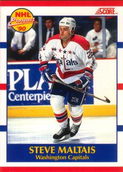 #417 Steve Maltais - Washington Capitals - 1990-91 Score Canadian Hockey