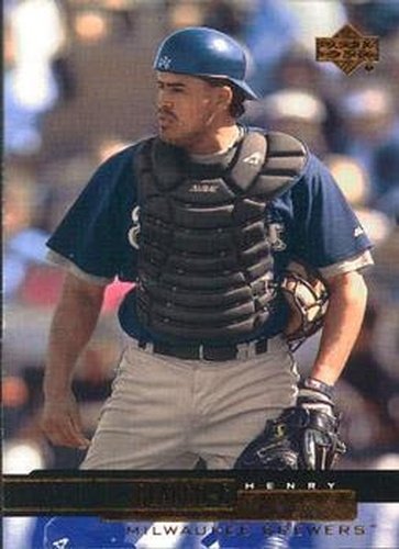 #417 Henry Blanco - Milwaukee Brewers - 2000 Upper Deck Baseball