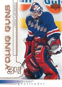 #417 Jason LaBarbera - New York Rangers - 2000-01 Upper Deck Hockey
