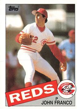 #417 John Franco - Cincinnati Reds - 1985 Topps Baseball