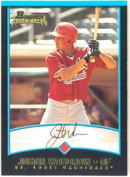 #417 Justin Woodrow - St. Louis Cardinals - 2001 Bowman Baseball
