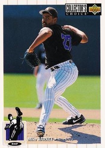 #417 Mike Harkey - Colorado Rockies - 1994 Collector's Choice Baseball