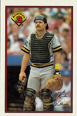 #417 Mike LaValliere - Pittsburgh Pirates - 1989 Bowman Baseball
