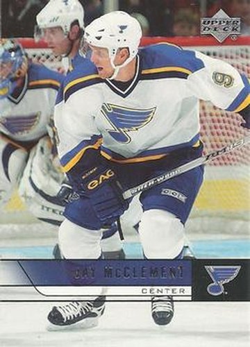 #418 Jay McClement - St. Louis Blues - 2006-07 Upper Deck Hockey