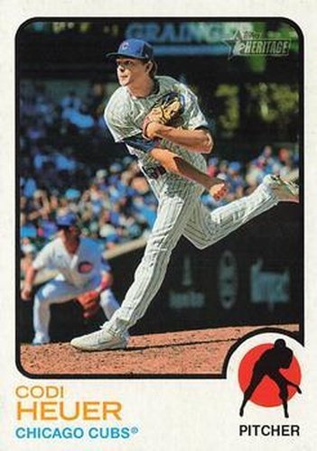 #418 Codi Heuer - Chicago Cubs - 2022 Topps Heritage Baseball