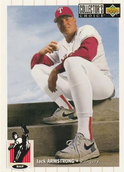 #418 Jack Armstrong - Texas Rangers - 1994 Collector's Choice Baseball