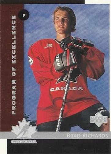 #418 Brad Richards - Canada - 1997-98 Upper Deck Hockey