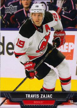 #418 Travis Zajac - New Jersey Devils - 2013-14 Upper Deck Hockey