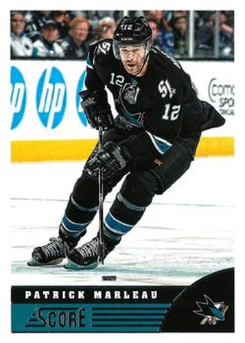 #418 Patrick Marleau - San Jose Sharks - 2013-14 Score Hockey