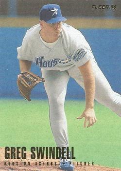 419 Greg Swindell - Houston Astros - 1996 Fleer Baseball – Isolated Cards