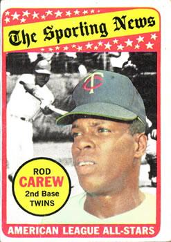 #419 Rod Carew - Minnesota Twins - 1969 Topps Baseball