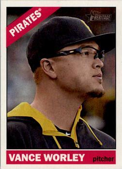 #419 Vance Worley - Pittsburgh Pirates - 2015 Topps Heritage Baseball