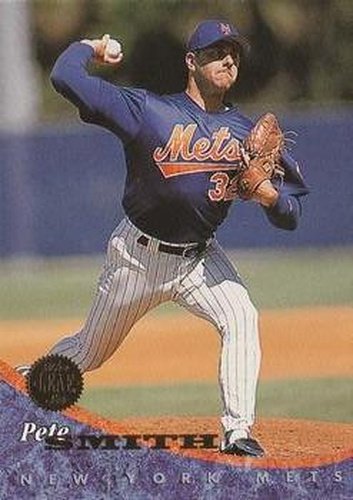 #419 Pete Smith - New York Mets - 1994 Leaf Baseball