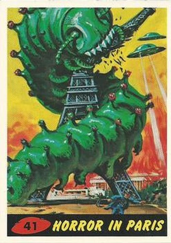 #41 Horror in Paris - 1994 Topps Mars Attacks