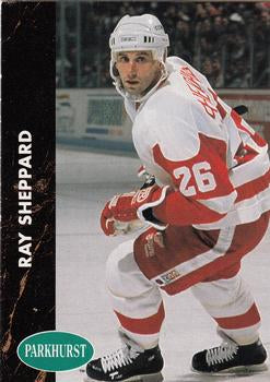 #41 Ray Sheppard - Detroit Red Wings - 1991-92 Parkhurst Hockey