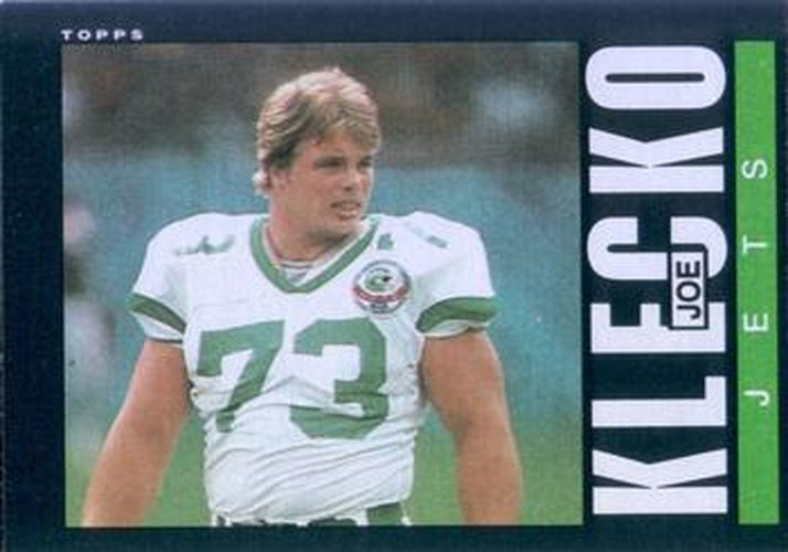 #341 Joe Klecko - New York Jets - 1985 Topps Football