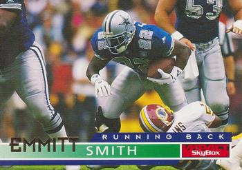 #41 Emmitt Smith - Dallas Cowboys - 1995 SkyBox Impact Football
