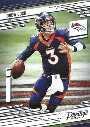 #41 Drew Lock - Denver Broncos - 2021 Panini Prestige Football