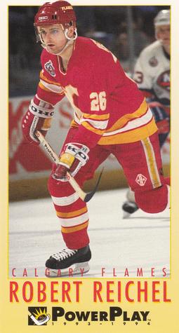 #41 Robert Reichel - Calgary Flames - 1993-94 Fleer PowerPlay Hockey