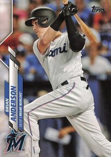 #41 Brian Anderson - Miami Marlins - 2020 Topps Baseball