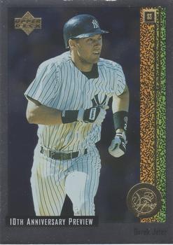 #41 Derek Jeter - New York Yankees - 1998 Upper Deck - 10th Anniversary Preview Baseball