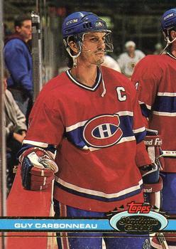 #41 Guy Carbonneau - Montreal Canadiens - 1991-92 Stadium Club Hockey