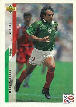 #41 Hugo Sanchez - Mexico - 1994 Upper Deck World Cup Contenders English/Spanish Soccer