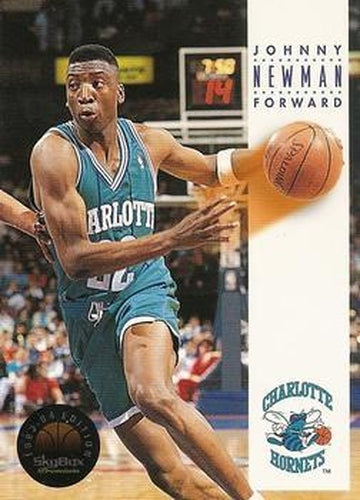#41 Johnny Newman - Charlotte Hornets - 1993-94 SkyBox Premium Basketball