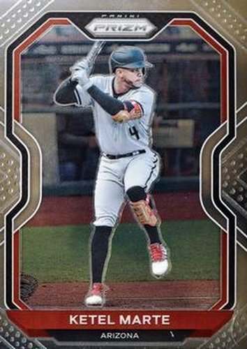 #41 Ketel Marte - Arizona Diamondbacks - 2021 Panini Prizm Baseball