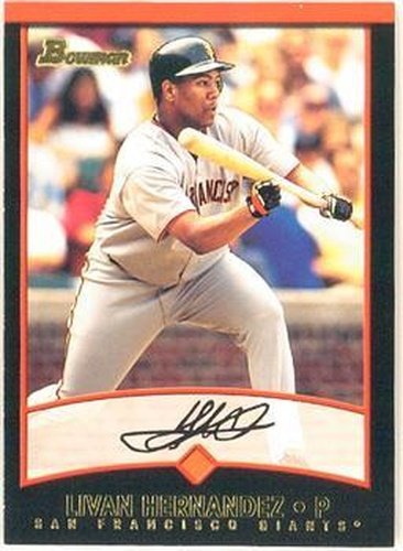#41 Livan Hernandez - San Francisco Giants - 2001 Bowman Baseball