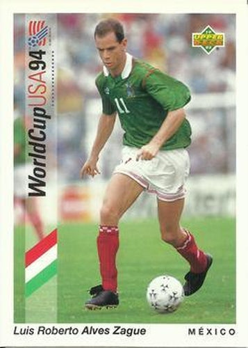 #41 Luis Roberto Alves - Mexico - 1993 Upper Deck World Cup Preview English/Spanish Soccer